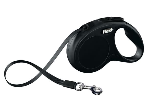 Flexi New CLASSIC, Hund, Fleksibel hundesnor, lajittelu, nauha, 15 kg, 5 m