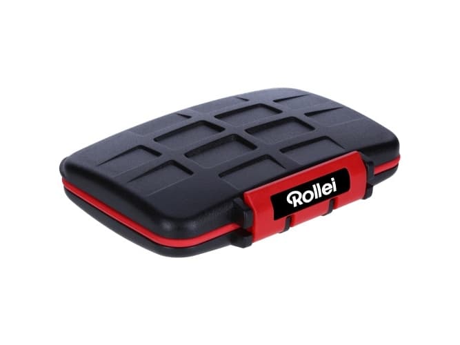 Rollei 22782, 12 korttia, MicroSD (TransFlash), SD, Kumi, Musta, Punainen, Pölynkestävä, Iskunkestävä