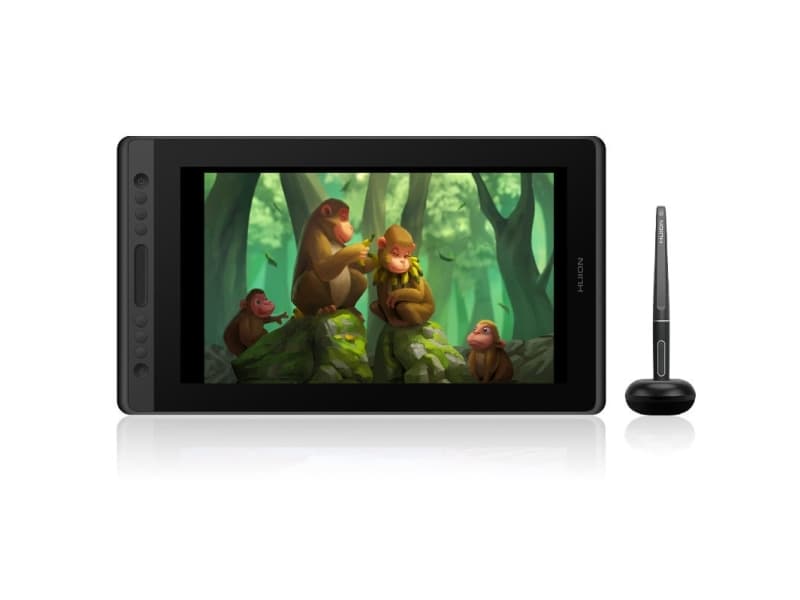 HUION Kamvas Pro 16, Ledningsført, 5080 lpi, 344,16 x 193,59 mm, USB, 1 cm, 39,6 cm (15.6)