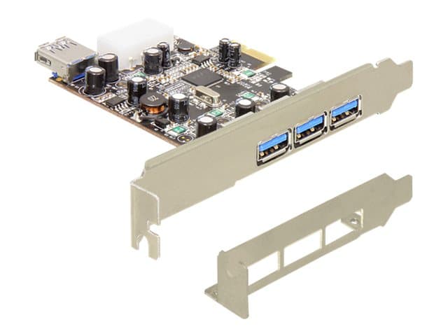 DeLOCK 89281, PCIe, USB 3.2 Gen 1 (3.1 Gen 1), 5000 Mbit/s, Langallinen, Windows XP/Vista/7/7-64, Linux 2.6