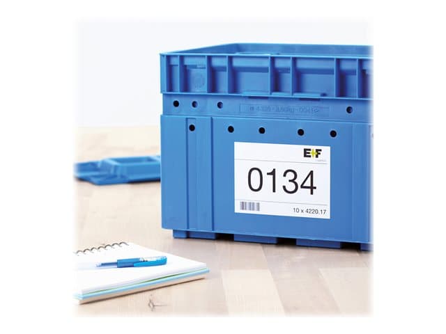 HERMA 5063, Valkoinen, Itse kiinnittyvä tulostintarra, A4, Paperi, Laser/Inkjet, Kiinteä