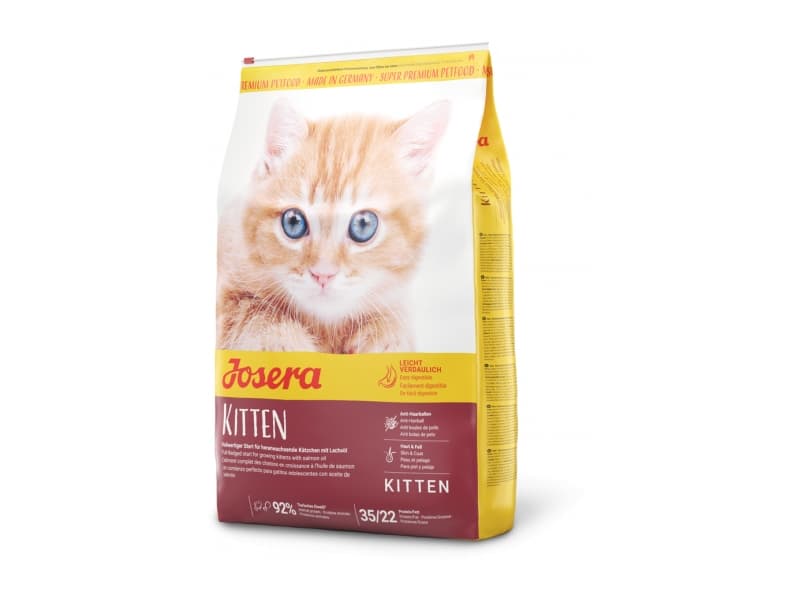 Josera Kitten, Kissanpentu, Kaikille roduille, Siipikarja, Riisi, Lohi, 2 kg