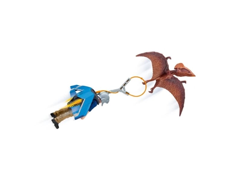 schleich Dinosaurs Jetpack Chase, 4 vuosi/vuosia, Dinosaurukset, Sininen, Ruskea