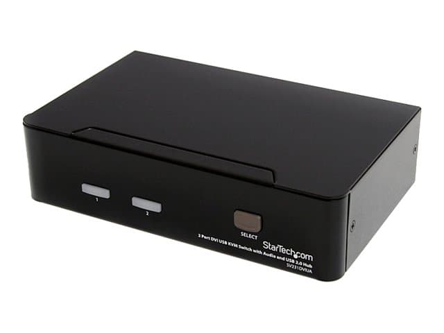 StarTech.com SV231DVIUA, 1920 x 1200 pikseliä, Full HD, 18 W, Musta