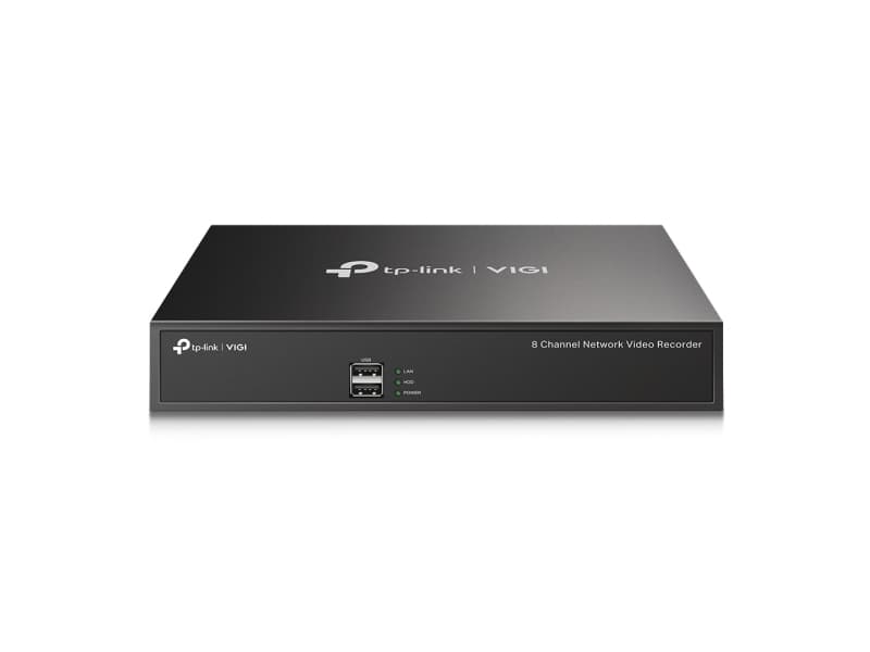 TP-Link VIGI NVR1008H, 8 kanavaa, 1920 x 1080 pikseliä, 4 kanavaa, 1080p, 1920 x 1080, 1280 x 720, 1440 x 900, 1280 x 1024, 80 Mbit/s