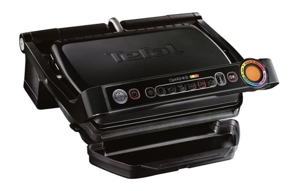 Tefal GC714812, Musta, Ruostumaton teräs, Suorakulmainen, Kosketus, Grid, 600 cm²