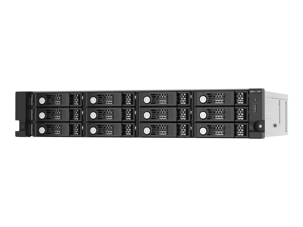 QNAP TL-R1220Sep-RP - Kiintolevyteline - 12 paikkaa (SATA-600 / SAS-3) - SAS 12Gb/s (ekstern) - rackversio - 2U