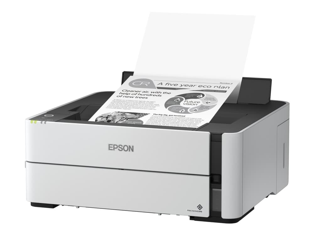 Epson EcoTank M1180, 1200 x 2400 DPI, 1, A4, 20000 sivua kuukaudessa, Kaksipuolinen tulostus, Musta, Harmaa