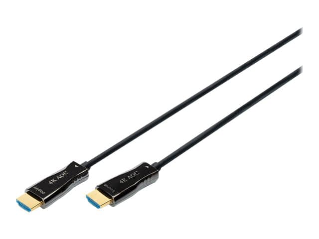 Digitus AK-330125-100-S, 10 m, HDMI-tyyppi A (vakio), HDMI-tyyppi A (vakio), 4096 x 2560 pikseliä, 3D, Musta