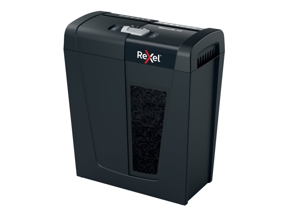Rexel Secure X8, Ristiinleikkaava, 4x40 mm, 14 L, 125 arkkia, 70 dB, 8 arkkia