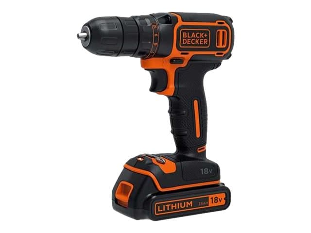 BLACK+DECKER BDCDC18K-QW - Porakone/porakone - akkuporakone - avaimeton porakori 10 mm - 30 N-m - 10,8 V
