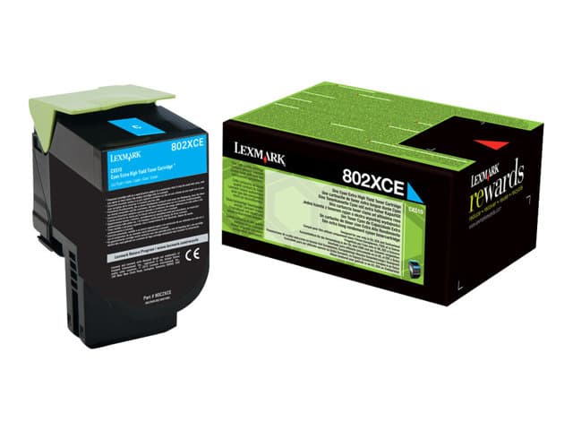 Lexmark 80C2XCE, 4000 sivua, Syaani, 1 kpl