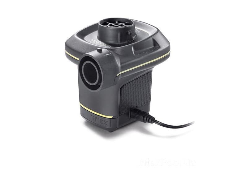 Intex 66634, Puhallettavat esineet, 480 l/min, Musta, Kiina, AC, Tupakansytytin, 220 - 240, 12 V