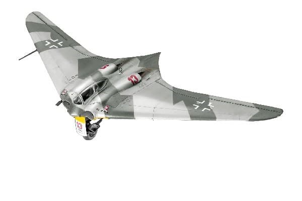 Revell Horten Go 229, Pienoismallikiinteäsiipinen ilma-alus, Kokoamispakkaus, 1:72, Horten Go 229, Muovi, Second World War