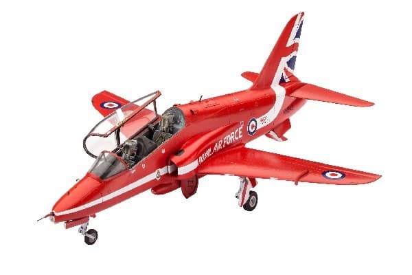 Revell BAe Hawk T.1 Red Arrows, Pienoismallikiinteäsiipinen ilma-alus, Kokoamispakkaus, 1:72, BAe Hawk T.1 Red Arrows, Ei sukupuolirajoitusta, Muovi