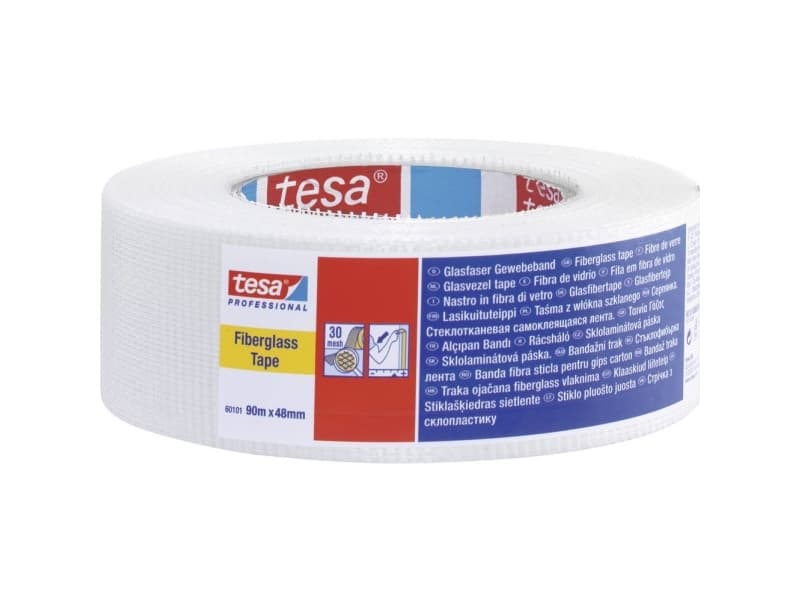tesa Tesa 60101-00002-00 tesa® Professional Tekstiiliteippi Valkoinen (L x S) 90 m x 48 mm 1 kpl 1 kpl