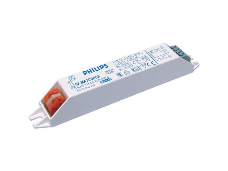 PHILIPS Haarukkakuppi elektronisk 1x9W, 230-240V, HF-M sininen, TL/PL-S, lyhyt versio