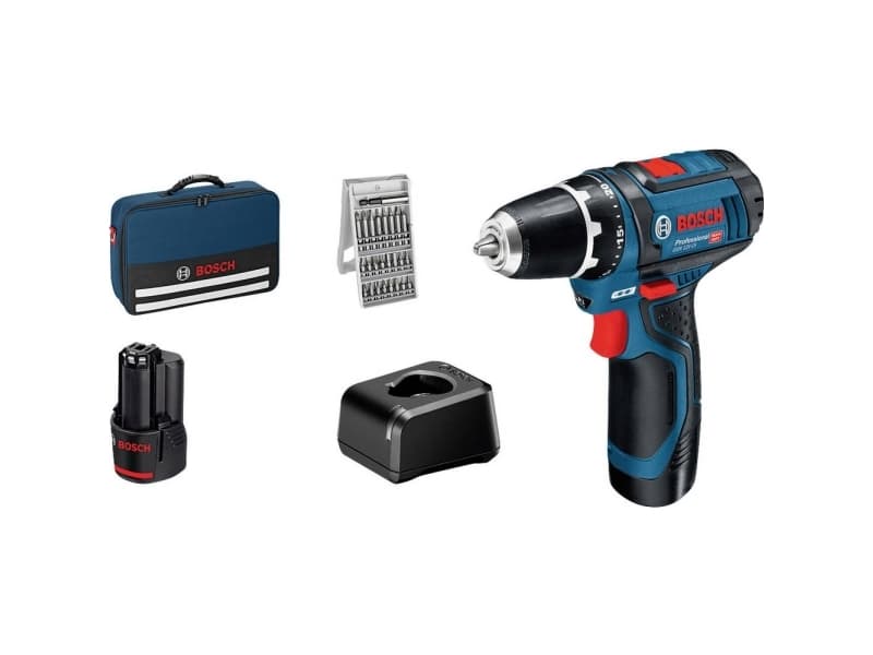 Bosch SKRUEMASKINE GSR12V-15 2X2AH 25XTB BAG