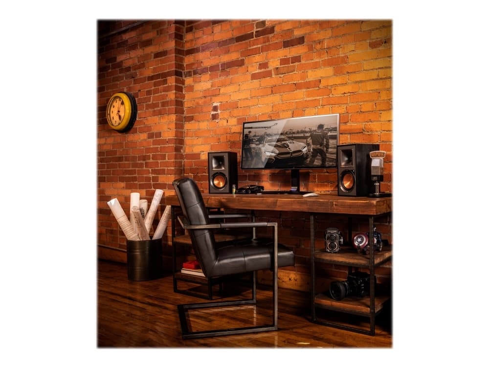 Klipsch R-41PM, Langallinen & langaton, 70 W, 64 - 21000 Hz, Musta, Kupari