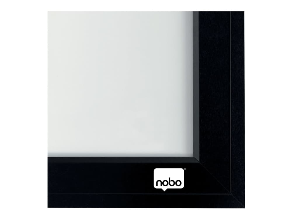 Nobo Home valkotaulu 58,5x43cm musta kehys, Vaaka