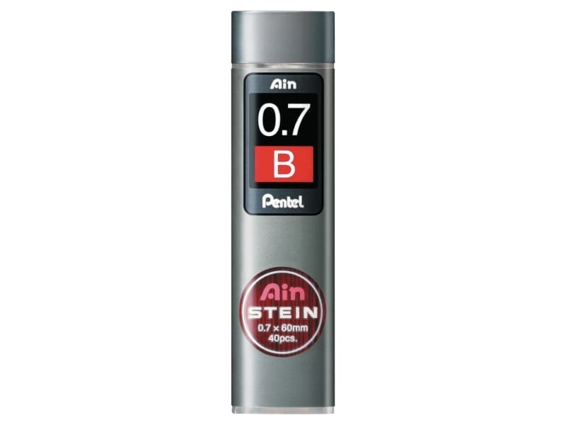 Pentel C277-BO, Harmaa, Hienojakoinen, Harmaa, 0,7 mm, Laatikko, 40 kpl