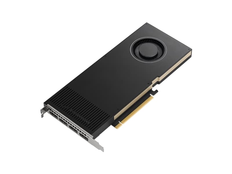 PNY NVIDIA® GeForce® RTX A4000 Grafikkort - GF RTX A4000 - 16 GB GDDR6 - PCIe 4.0 x16 - 4 x DisplayPort 1.4a