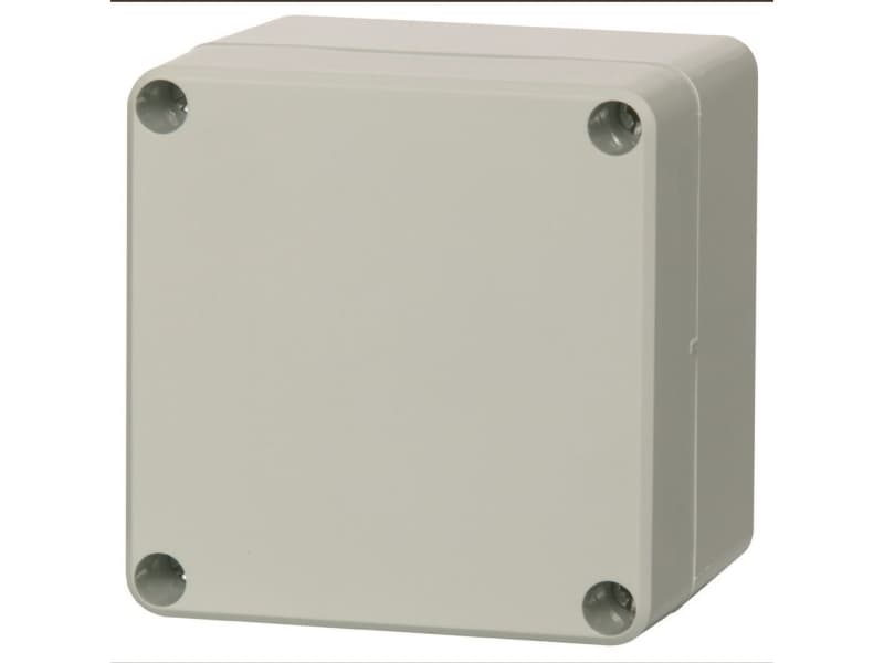 FIBOX Montageboks ABS 80 x 82 x 65 mm med gråt dæksel IP 66 og IP 67 Euronord-sarjan tuotteet