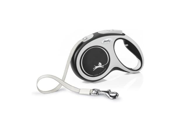Flexi New COMFORT 8 m Sort, Grå Hund Fleksibel hundesnor Fleksibel hundesnor