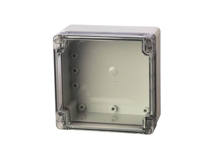 FIBOX Montageboks ABS 120 x 122 x 95 mm ja gråt dæksel IP 66 ja IP 67 Euronord-sarja
