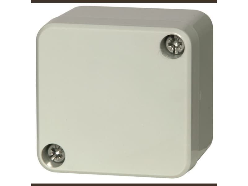 FIBOX Montageboks ABS 52 x 50 x 40 mm ja gråt dæksel IP 66 ja IP 67 Euronord-sarja
