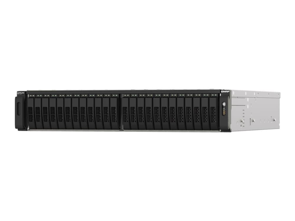QNAP TS-H2490FU-7302P-256G - NAS-palvelin - 24 lokeroa - rackversio - PCI Express 3.0 x4 (NVMe) - RAID 0, 1, 5, 6, 10, 50, JBOD, 60 - RAM-muisti 256 GB - 25 Gigabit Ethernet - iSCSI-tuki