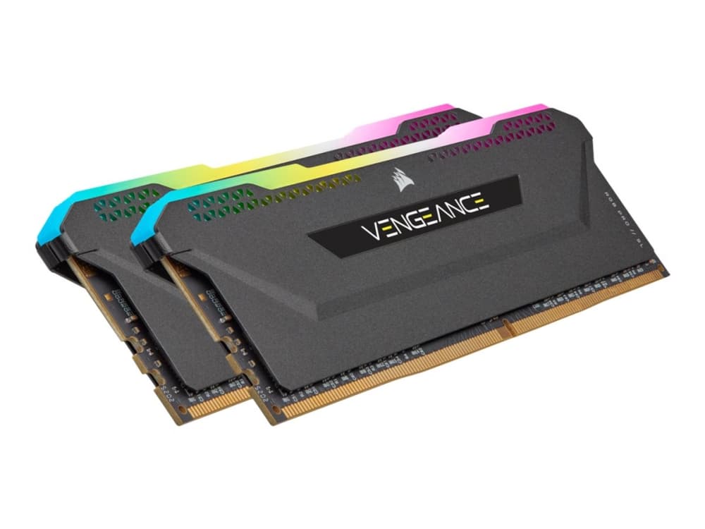 CORSAIR Vengeance RGB PRO SL - DDR4 - sarja - 16 Gt: 2 x 8 Gt - DIMM 288-PIN - 3200 MHz / PC4-25600 - CL16 - 1,35 V - puskuroimaton - ei-ECC - musta