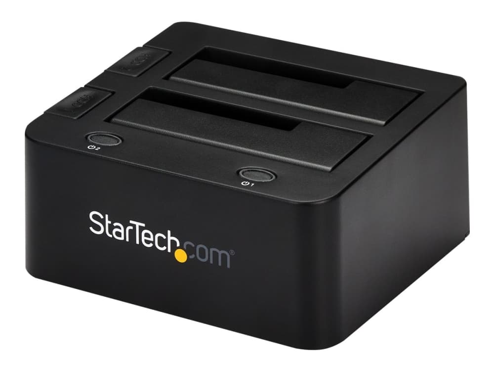 StarTech.com UNIDOCKU33, HDD, SSD, Parallel ATA (IDE), SATA, Serial ATA II, Serial ATA III, 2.5,3.5, 6 TB, USB 3.2 Gen 1 (3.1 Gen 1) Type-B, Musta