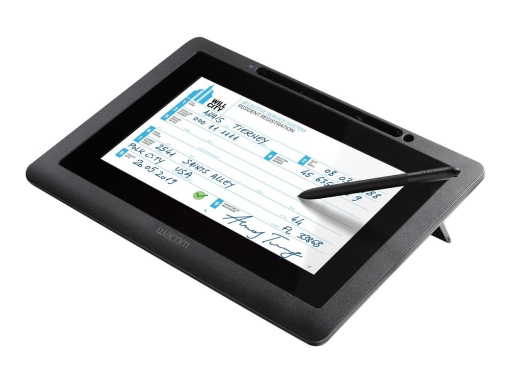 Wacom DTU-1031AX - Digitizer w/ LCD-näytöllä - 22,3 x 12,5 cm - sähkömagneettinen - kaapelointi - USB