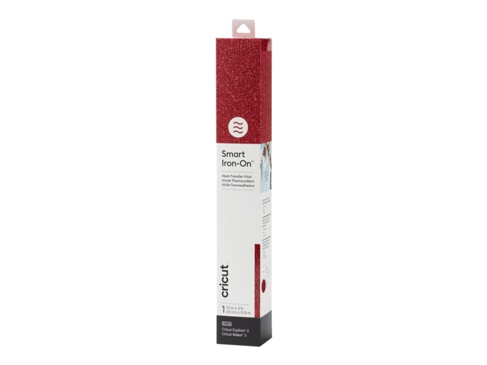 Cricut Smart Iron-on 33x91 cm 1 ark (Glitter Red)