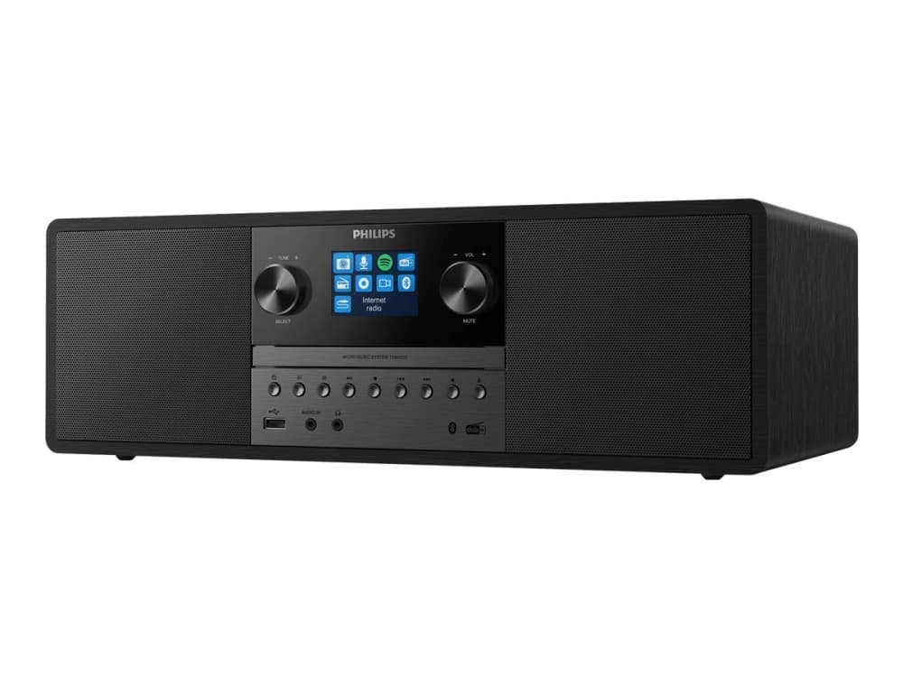 Philips TAM6805/10, Kodin mikroaudiojärjestelmä, Musta, Kiina, 50 W, Koko alue, 7,62 cm