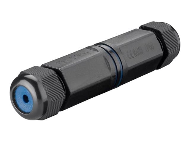 Microconnect KON523, RJ45, Musta, Cat6, IP68, 10 g, 1 kpl