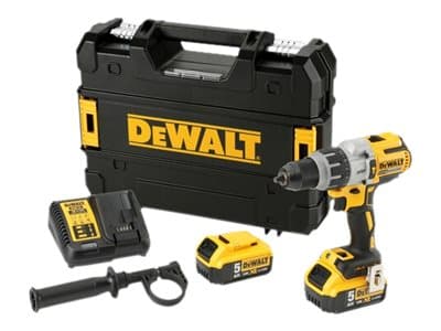 DeWALT DCD996P2-QW - Vasaraporakone/porakone - akkuporakone - 820 W - 3-nopeuksinen - avaimeton porakori 13 mm - 95 N-m - 2 akkua - 18 V