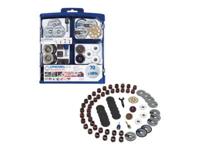 Dremel SC725, Lisätarvikepakkaus, Universaali, Dremel, Monivärinen, 70 kpl