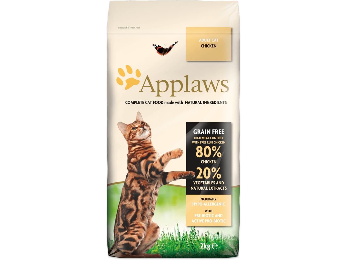 Applaws 5060122491426, Adult, Kaikille roduille, Kana, 2 kg