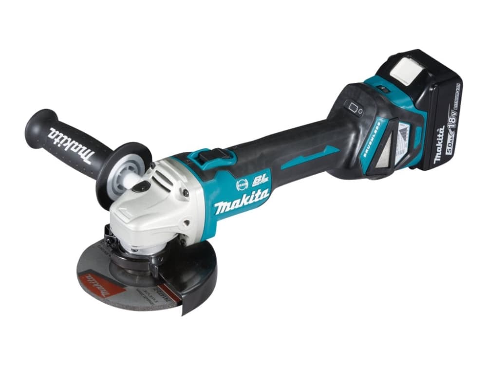 Makita DGA513RTJ - Kulmahiomakone - akkukäyttöinen - 125 mm - 2 akkua - 18 V