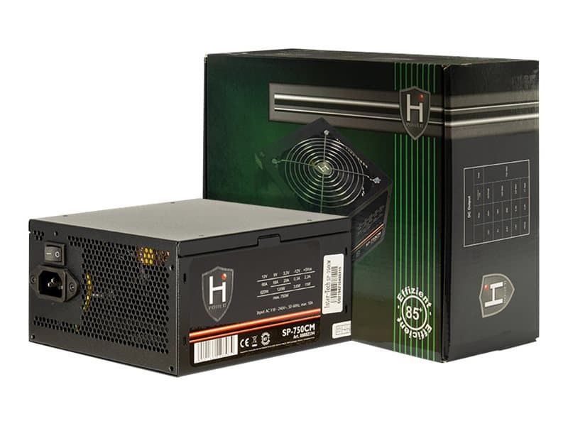 Inter-Tech HiPower SP-750CM, 750 W, 60 A, 20+4 pin ATX, PC, ATX, ATX