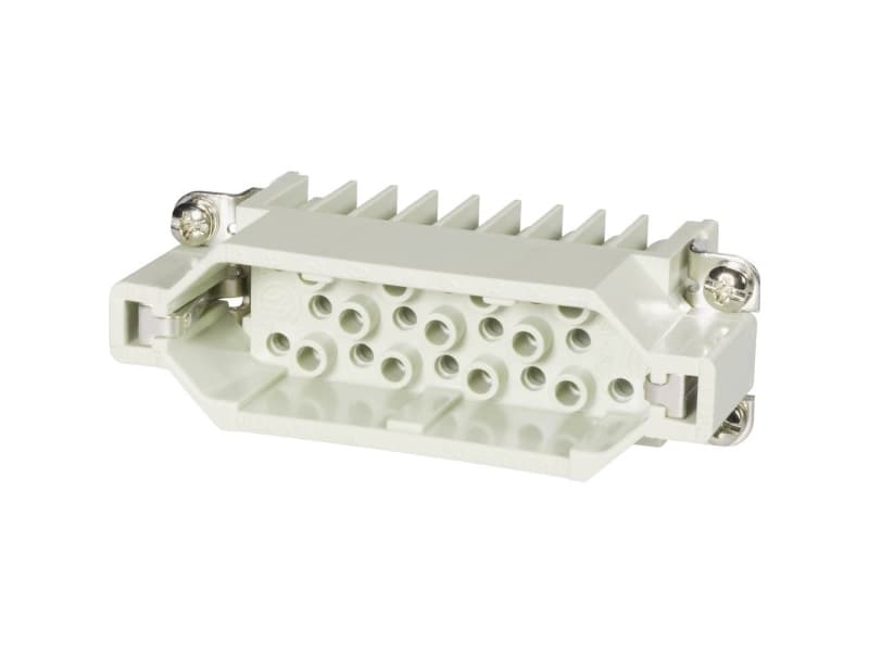 HARTING HAN D-pistoke, insertti tyyppi 16A urospistoke crimp-liitäntä max 2,5mm2, 10A 25-napainen
