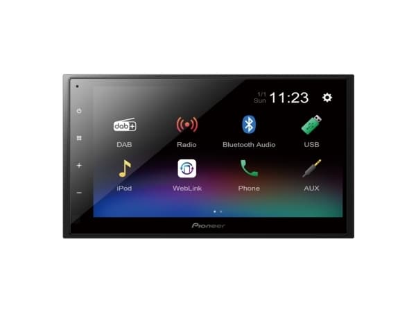 Pioneer DMH-A340DAB autoradio, jossa on Bluetooth / DAB+