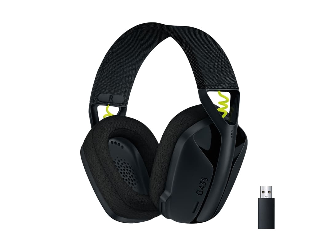 Logitech G435 LIGHTSPEED - Kuulokkeet - Täysi koko - 2,4 GHz - Langaton - USB - Musta