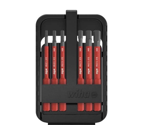 Wiha 43156, 6 kpl, Kuusikulmainen (metrinen), 2,2.5,3,4,5,6 mm, 140 g