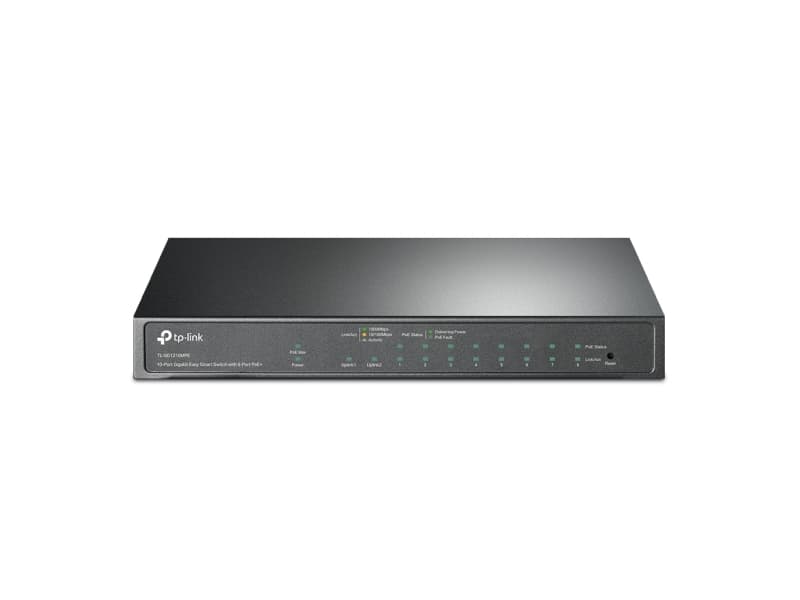 TP-Link TL-SG1210MPE, Hallittu, L2, Gigabit Ethernet (10/100/1000), Power over Ethernet -tuki