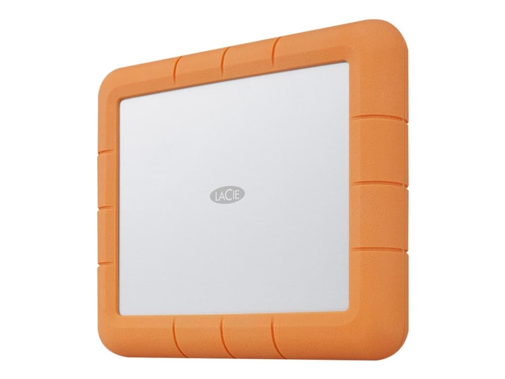 LaCie Rugged RAID Shuttle, 8000 GB, USB Type-C, 3.2 Gen 1 (3.1 Gen 1), 1000 MB/s, Salasanasuojaus, Oranssi