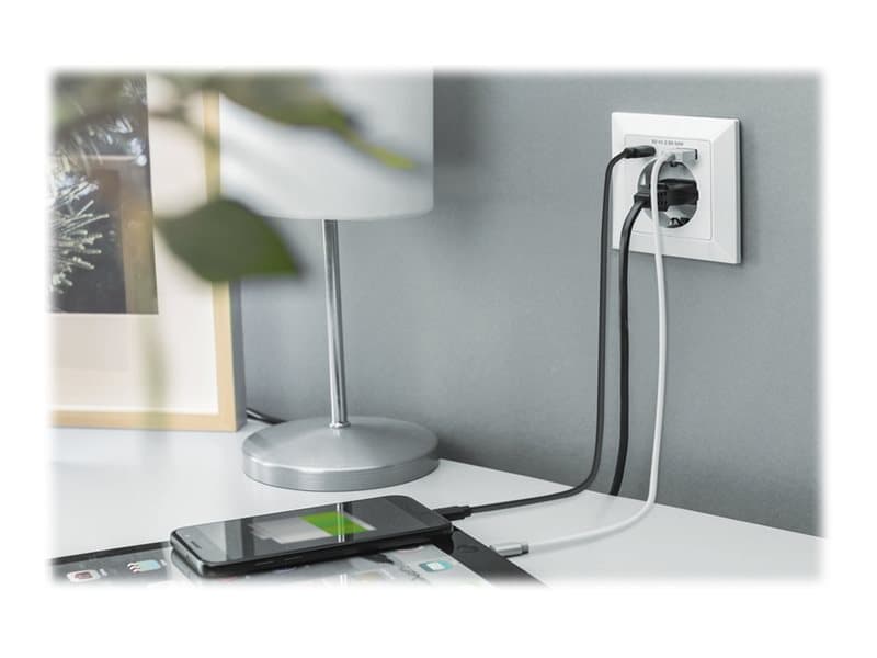 Digitus DA-70615, Valkoinen, 250 V, 50 Hz, 90 mm, 120 mm, 90 mm