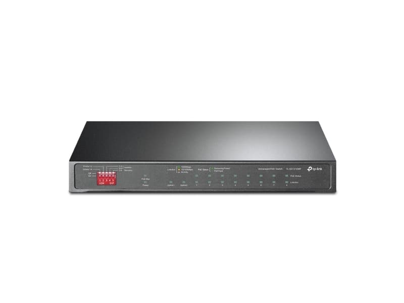 TP-LINK TL-SG1210MP, Hallitsematon, Gigabit Ethernet (10/100/1000), Power over Ethernet -tuki